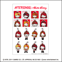 ハローキティ×AFTERSCHOOLコラボステッカーシート